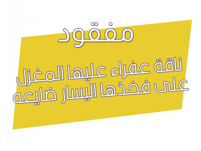  ناقه ضايعه