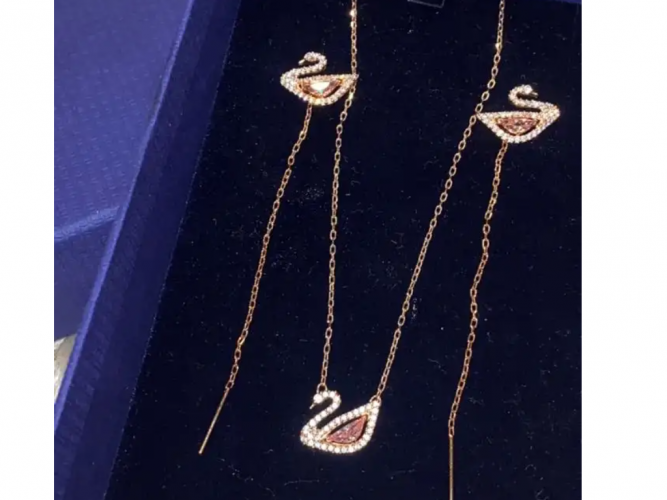  سلسال و حلق Swarovski