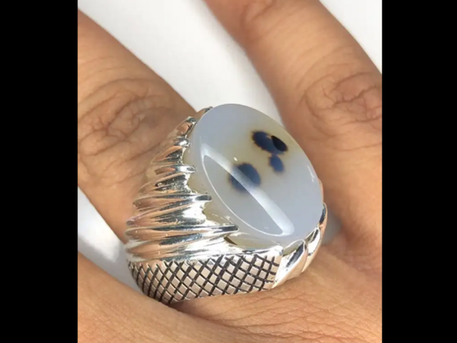  خواتم عقيق بصياغة جميله وتحفه وفضه 925
